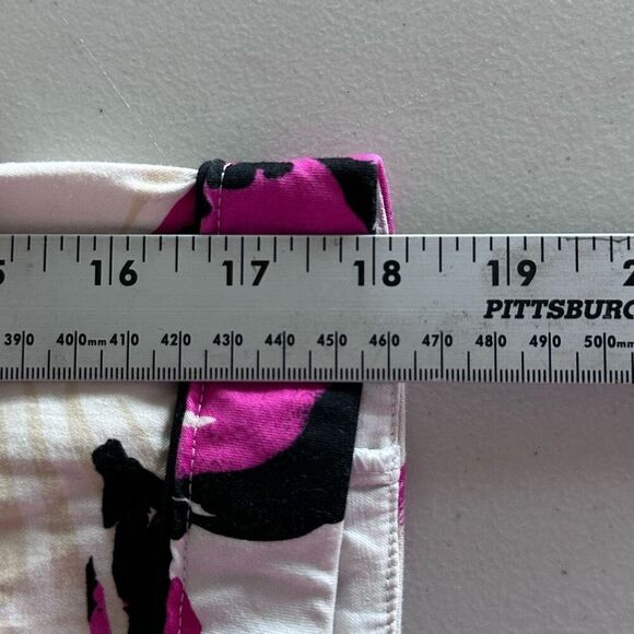 ELEMENTZ Colorful Floral Zip Front Blazer Womens‎ L Fuchsia Shoulder Pads - Picture 8 of 10